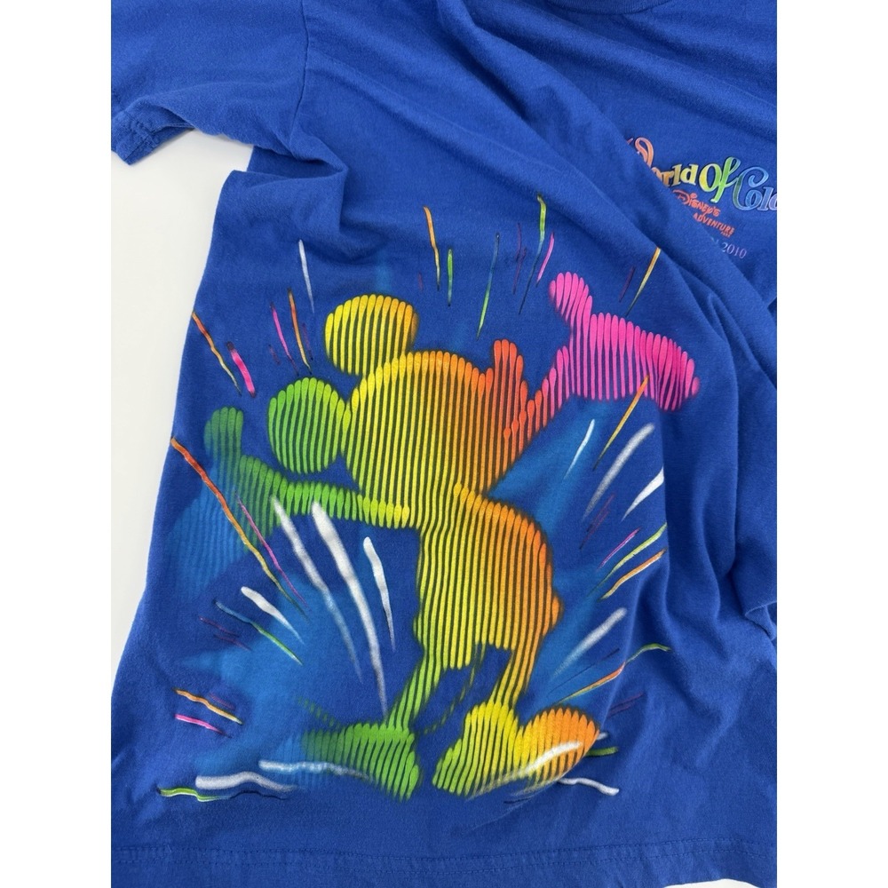 Vintage 2010 Disneyland Annual Passholder World of Color T-Shirt Graphic Size S - Picture 4 of 11